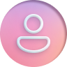 Pink gradient user icon representing AI agent